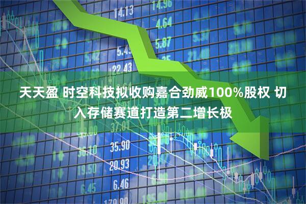 天天盈 时空科技拟收购嘉合劲威100%股权 切入存储赛道打造第二增长极