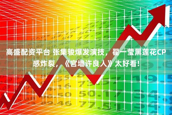 高盛配资平台 张集骏爆发演技，翟一莹黑莲花CP感炸裂，《宫墙许良人》太好看!
