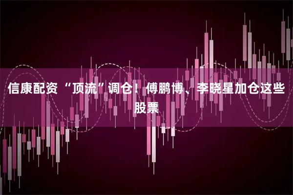信康配资 “顶流”调仓！傅鹏博、李晓星加仓这些股票