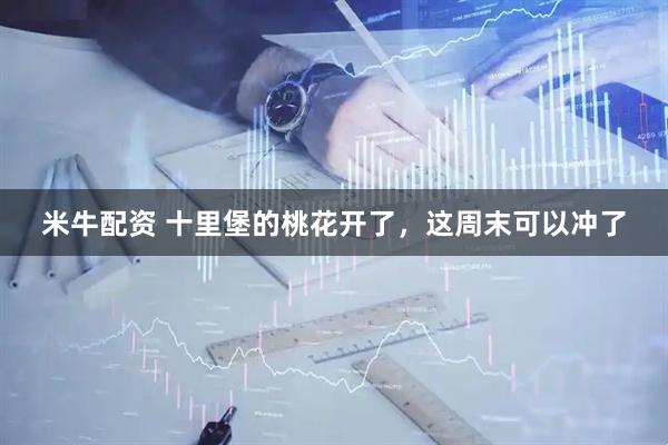 米牛配资 十里堡的桃花开了，这周末可以冲了