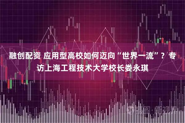 融创配资 应用型高校如何迈向“世界一流”？专访上海工程技术大学校长娄永琪
